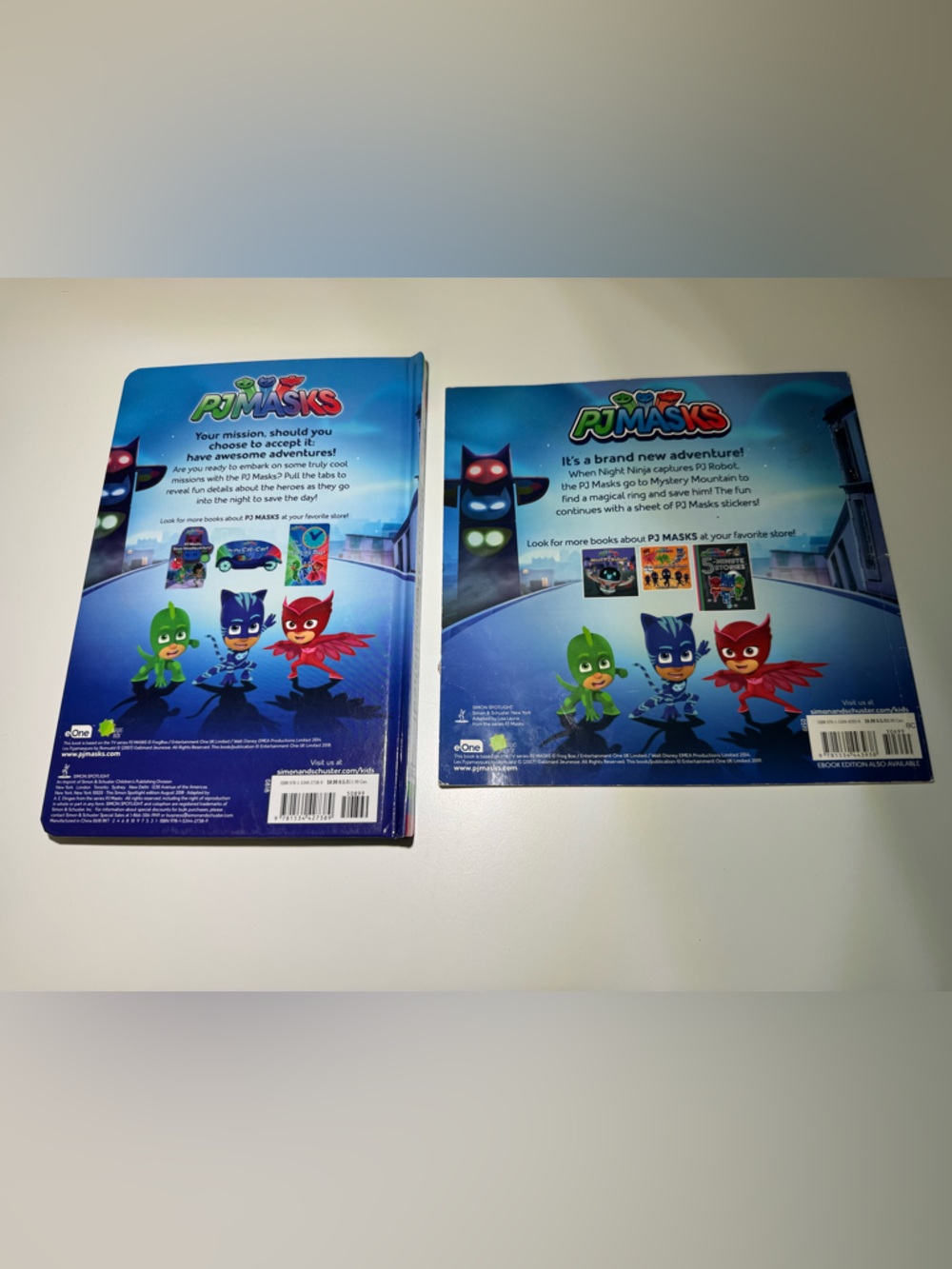 4 PJ Masks Kids Books - Picture 3 of 6